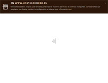 Tablet Screenshot of hostalromero.es