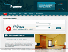 Tablet Screenshot of hostalromero.net
